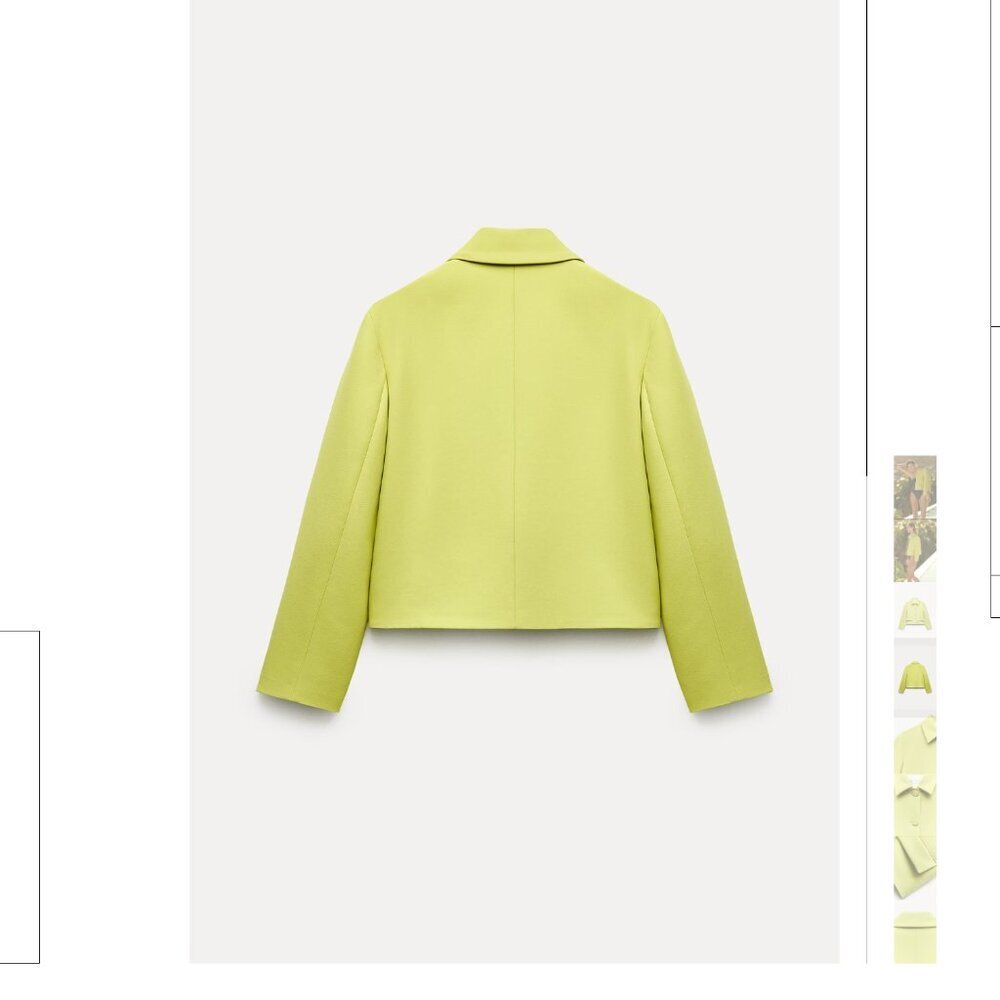 ZW COLLECTION SHORT JACKET WITH POCKETS Size M NEW WITH TAG! - Picture 4 of 8